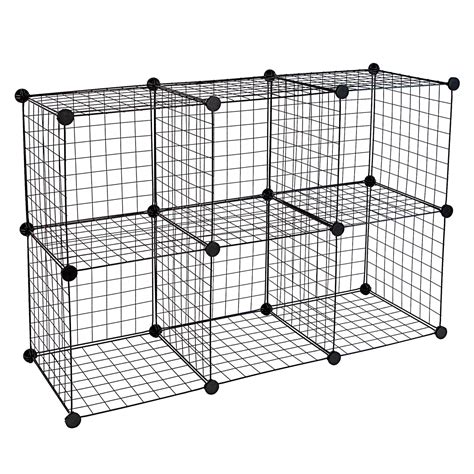 metal wire storage box|heavy duty wire cube storage.